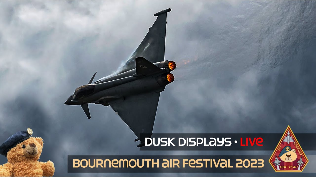 LIVE AIRSHOW BOURNEMOUTH AIR FESTIVAL 2023 DUSK DISPLAYS • FRIDAY 01.09.23