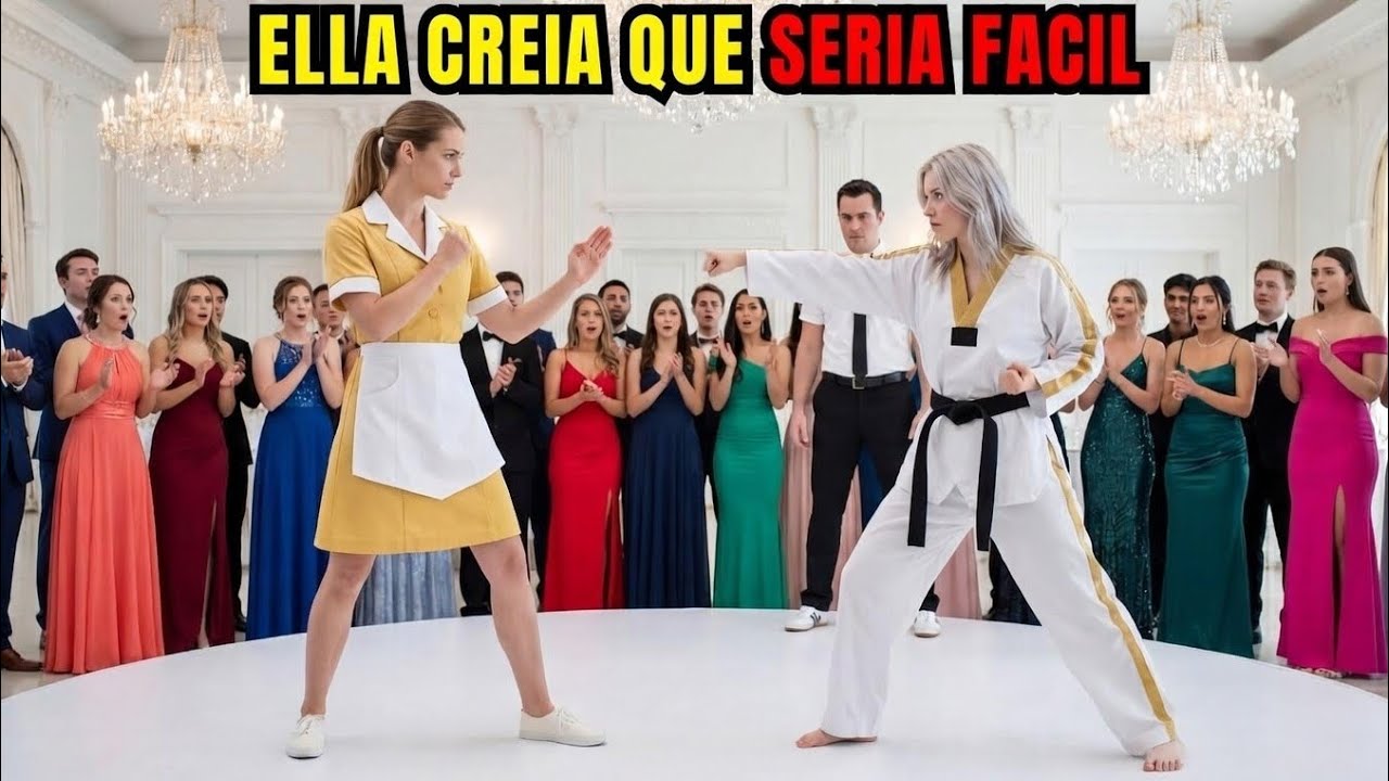 ¡La Heredera Mimada Humilla a la Limpiadora... y Recibe la Pelea de su Vida! 😱🥊