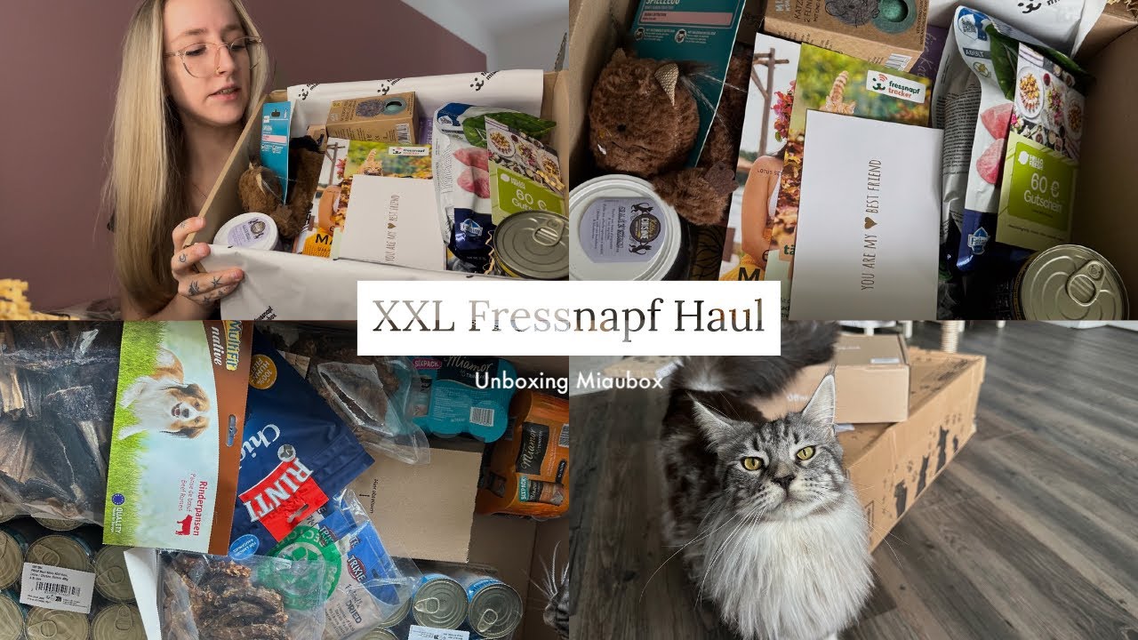 XXL Fressnapf Haul 🐱 | Miaubox Unboxing