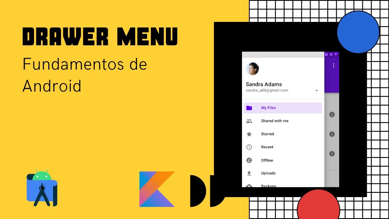 Tutorial Navigation Drawer Android Studio | Fundamentos de Android en Español 2020