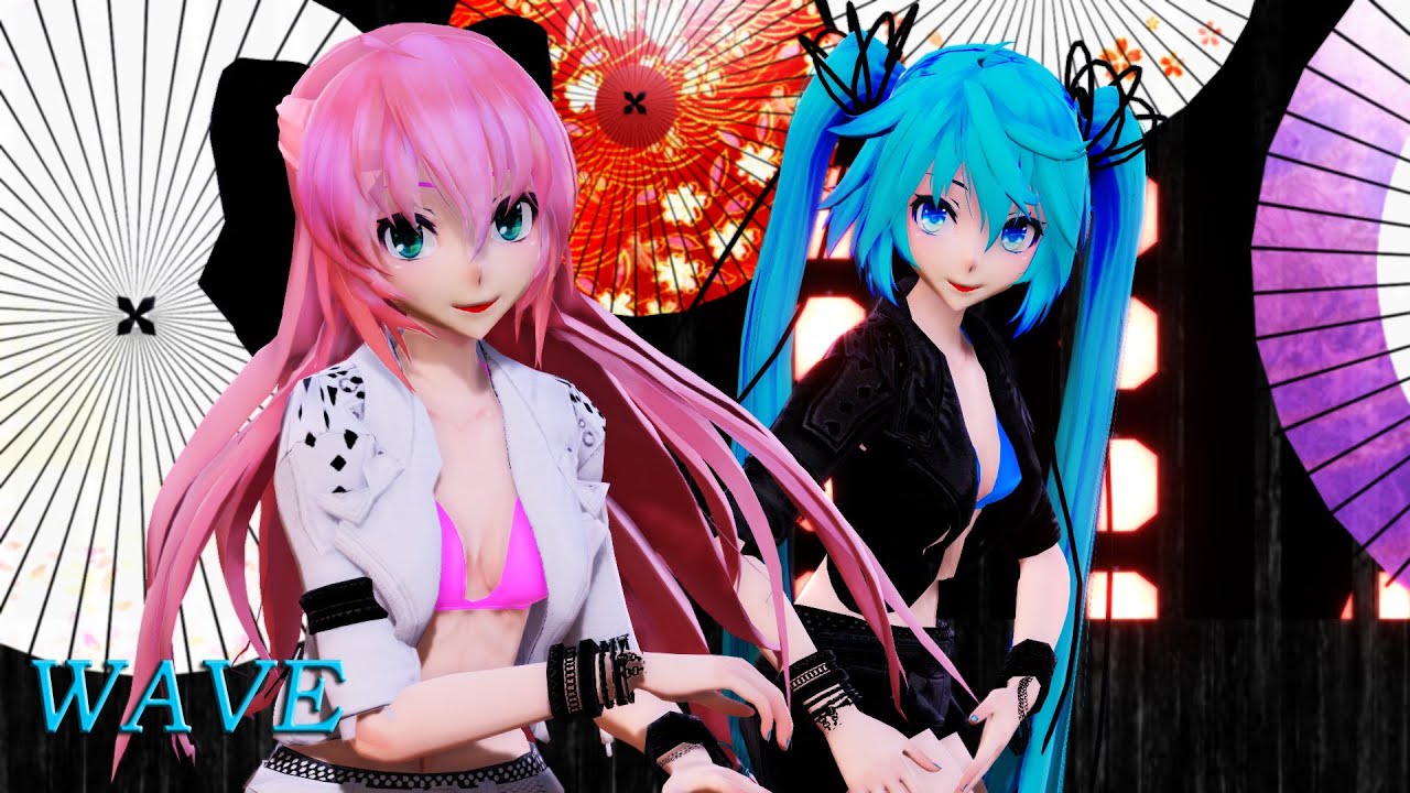 【MMD】WAVE - Luka & Miku