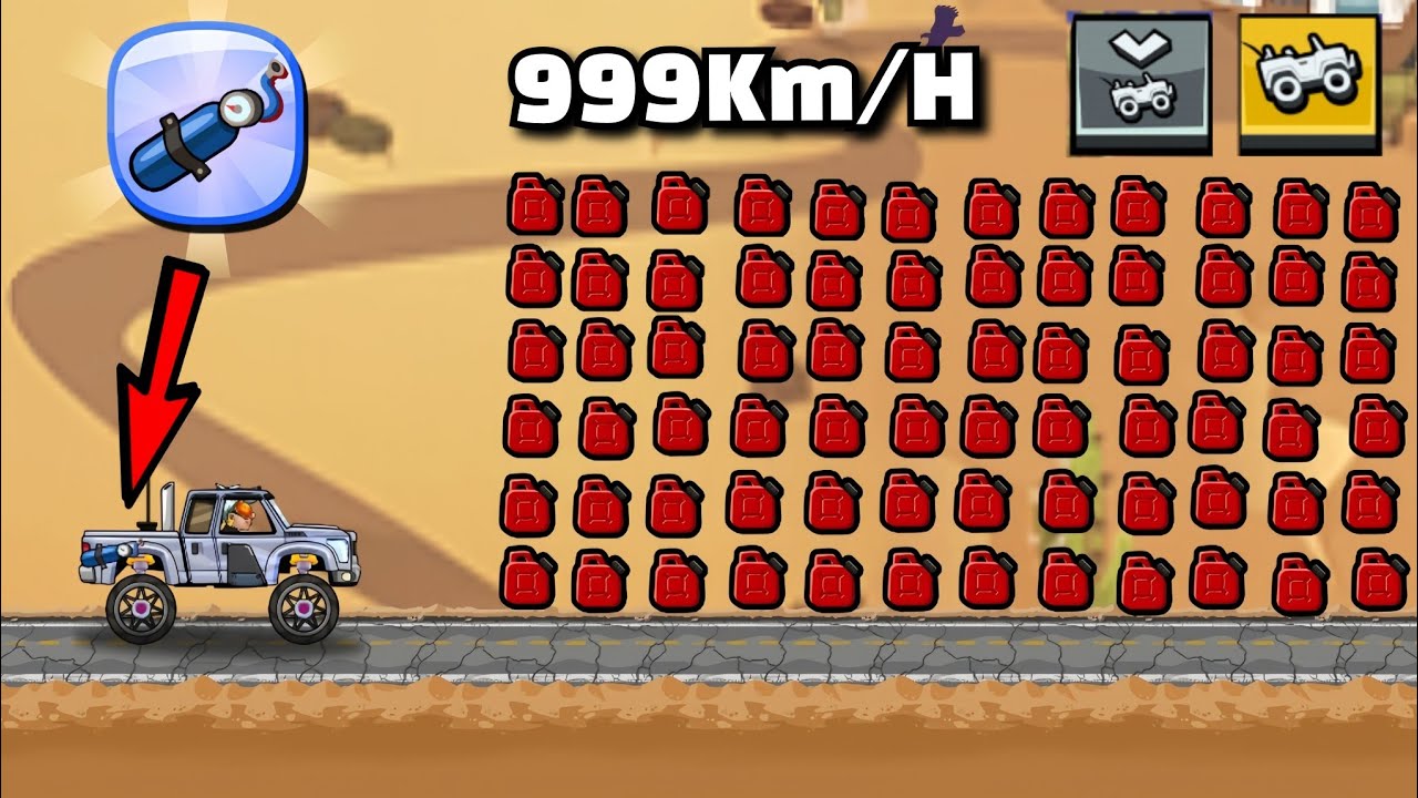 😎EVERY VEHICLE FUEL BOOST TEST⛽ Hill Climb Racing 2