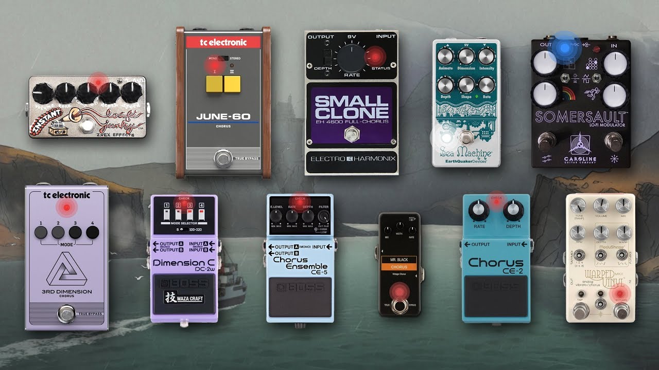 Chorus Pedal Shootout | Featuring 11 chorus/vibrato pedals