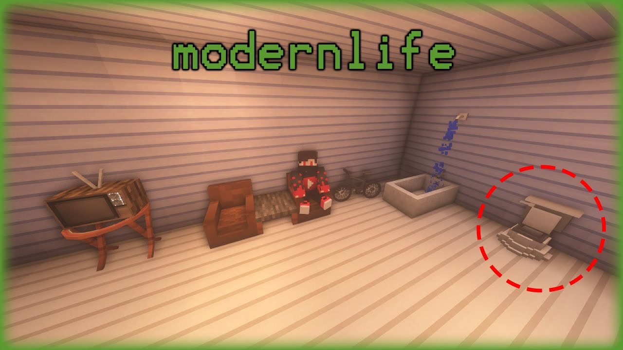 ماینکرفت زندگی مدرن من minecraft modernlife