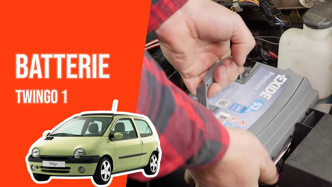 Batterie wechseln TWINGO 1 1.2 8V 🔋