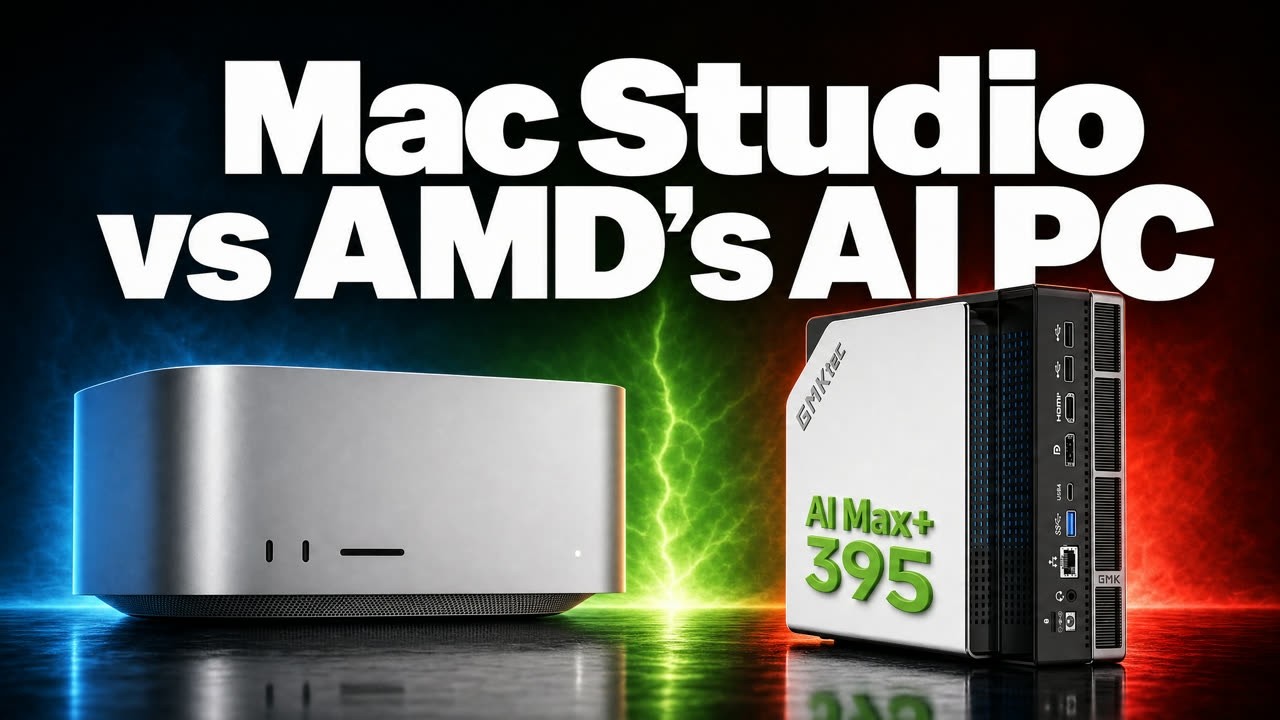 $10,000 Mac Studio Vs AMD's $3,500 AI PC For Local AI