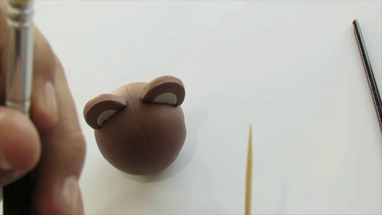 Ursinho de Pasta Americana/ Ursinho pra topo de bolo