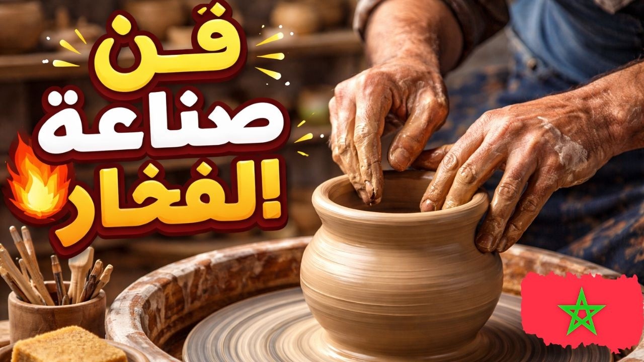 عملية صناعة الفخار/الخزف أسفي/Mind-Blowing Pottery Making
