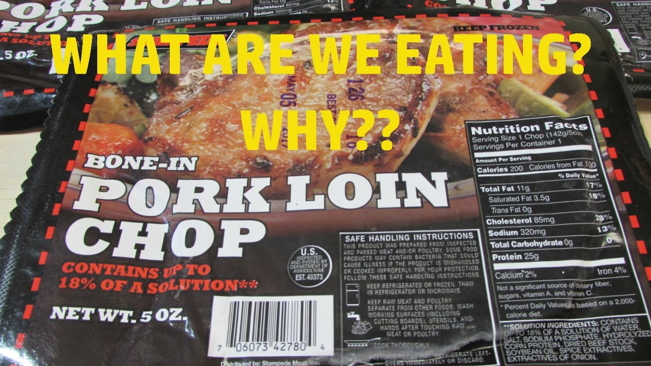 Dollar Tree ONE DOLLAR Pork Loin Chops - WHAT ARE WE EATING? - The Wolfe Pit