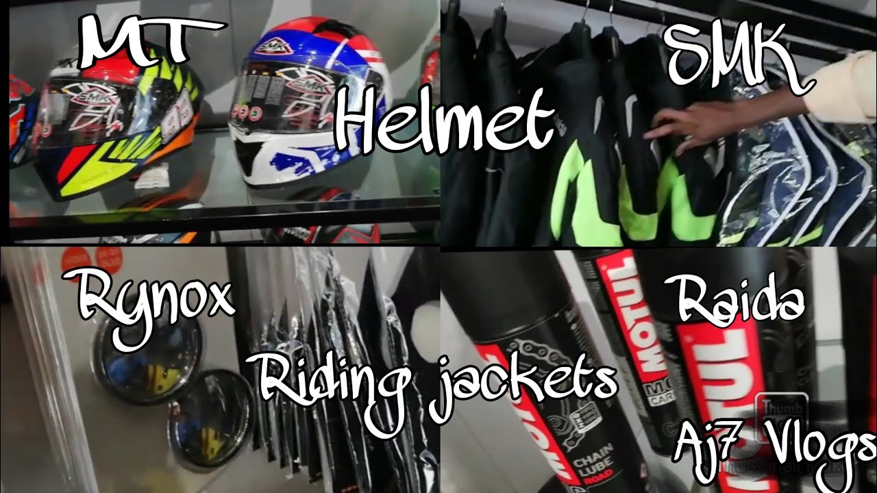 All Riding safety gears | (Raida jacket, helmets, etc) tiger moto shop in pawai | Aj7 Vlogs |