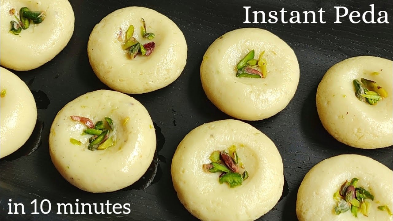Instant Peda || Milk Powder Peda || Festive Special Sweet Recipe ~ Moumita's Happy Cooking Lab