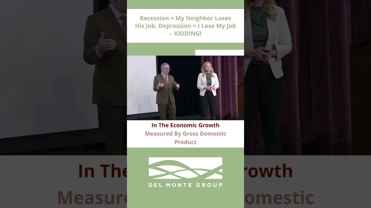 Recession = My Neighbor Loses His Job, Depression = I Lose My Job &ndash; KIDDING!