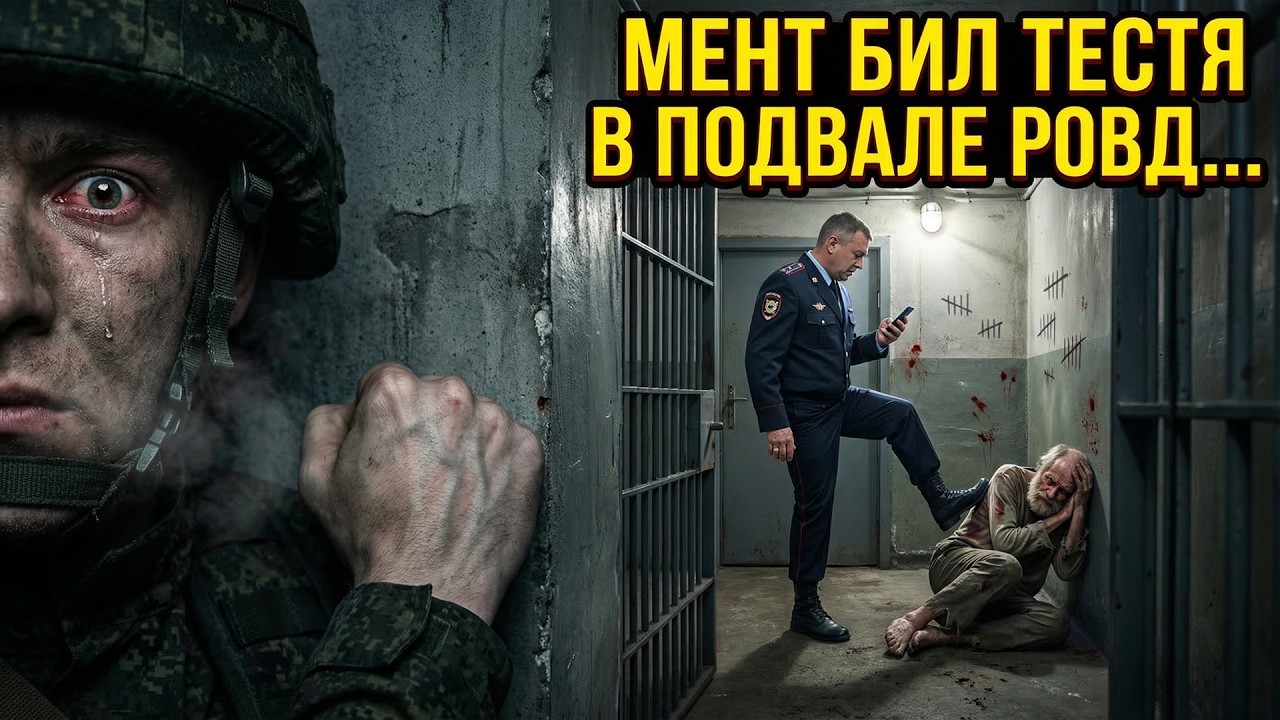 372 дня отец сидел в камере 2х2 в подвале РОВД. Зять-мент бил его по пятницам. Но сын пришёл...