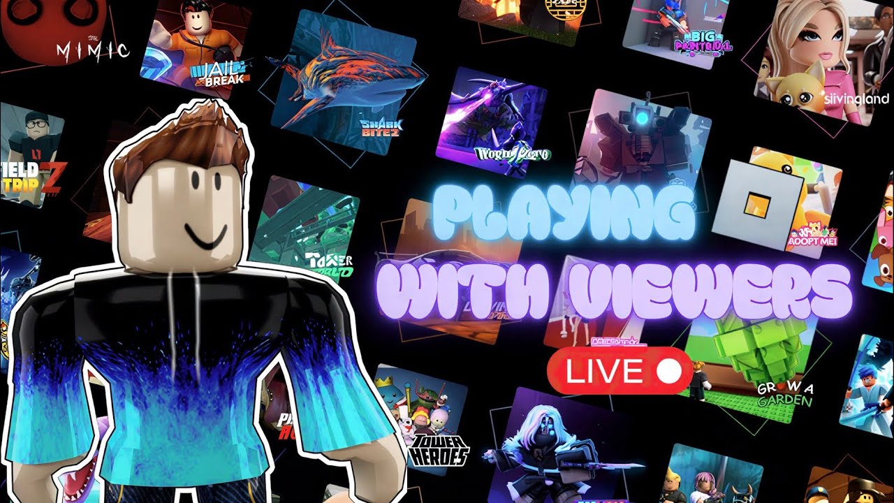 🔴PLAYING ROBLOX WITH VIEWERS!🔴#RobloxWithViewers#PlayingRobloxWithSubscribers#RobloxJoinMyGame#live 