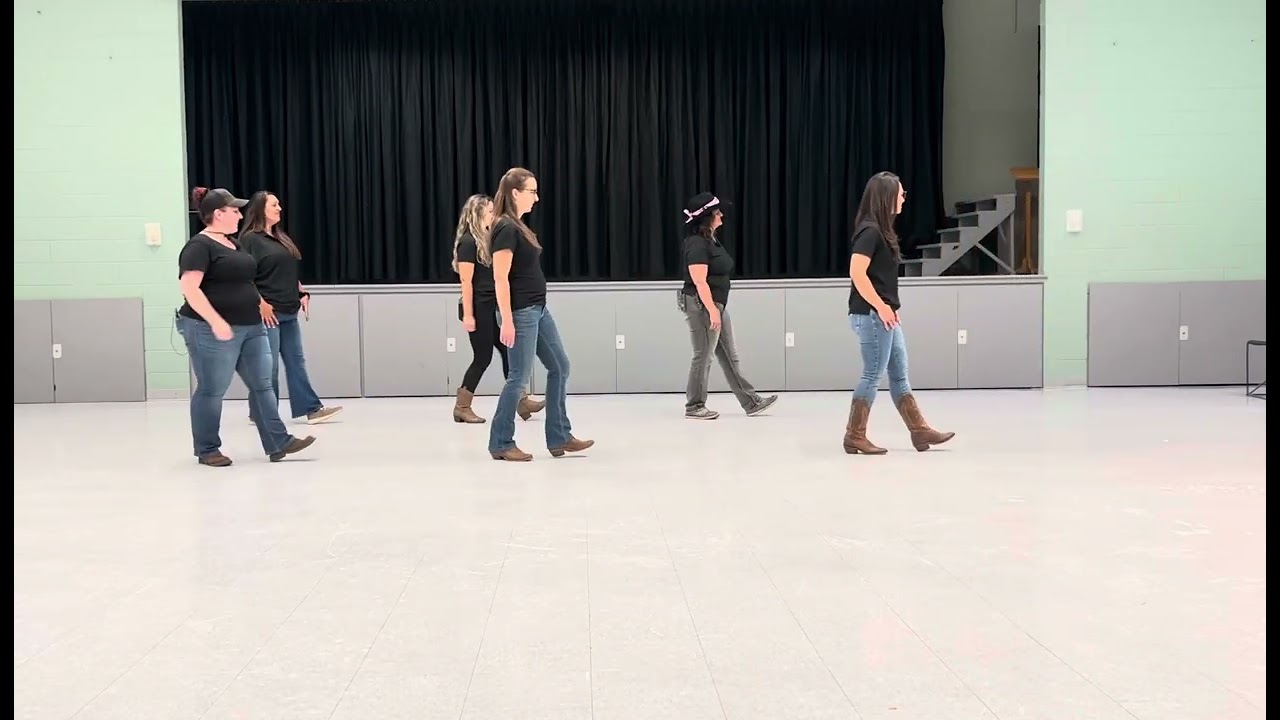 Electric Slide, danse country ultra-débutante