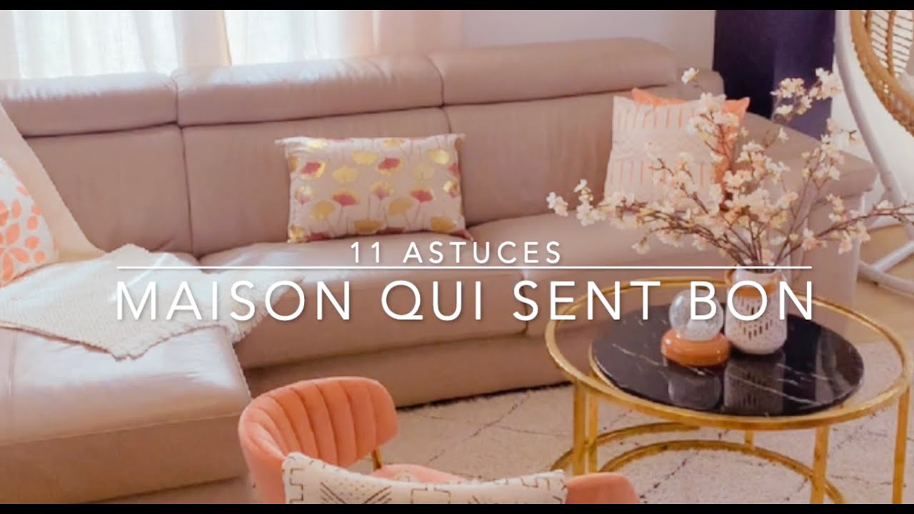 11 ASTUCES POUR UNE MAISON QUI SENT BON