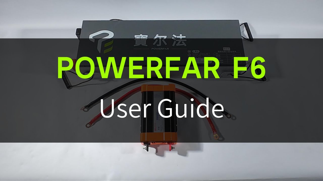 How to Install POWERFAR F6 LiFePO4 Battery: Full User Guide & Wiring Tutorial #battery