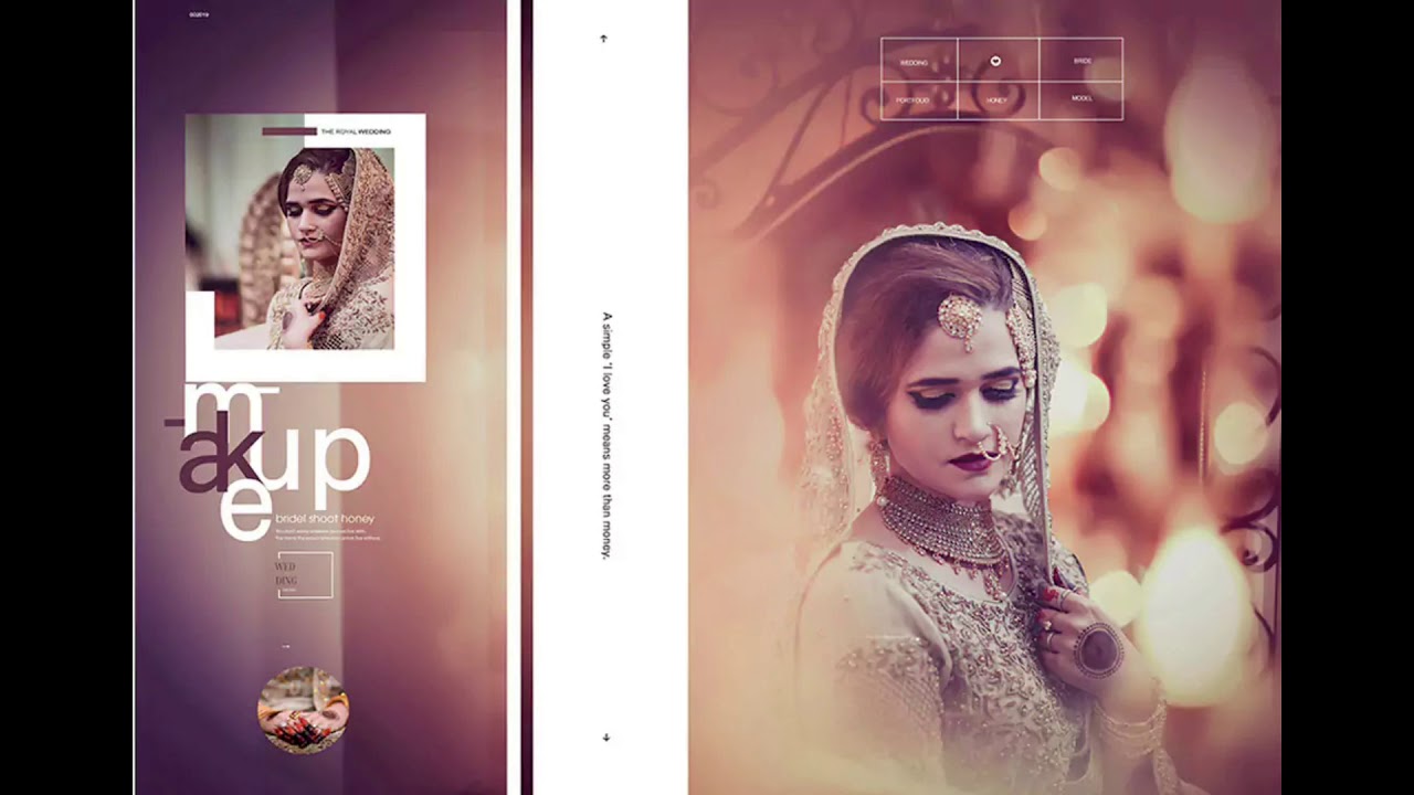 NEW WEDDING ALBUM 2021 Size 18 &times; 24 DM DESIGNS
