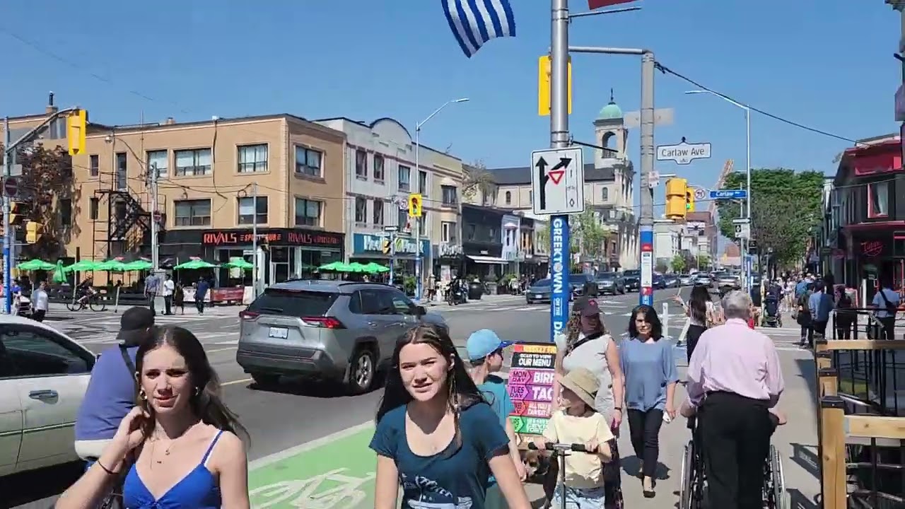 Toronto's Danforth Avenue Complete Walk | 8,600 Steps