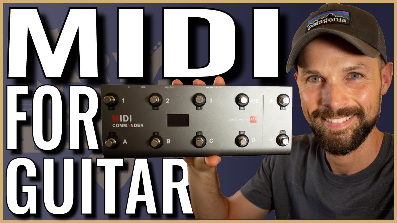 Midi Controller For Guitar - Using the Midi Commander with Logic Pro X