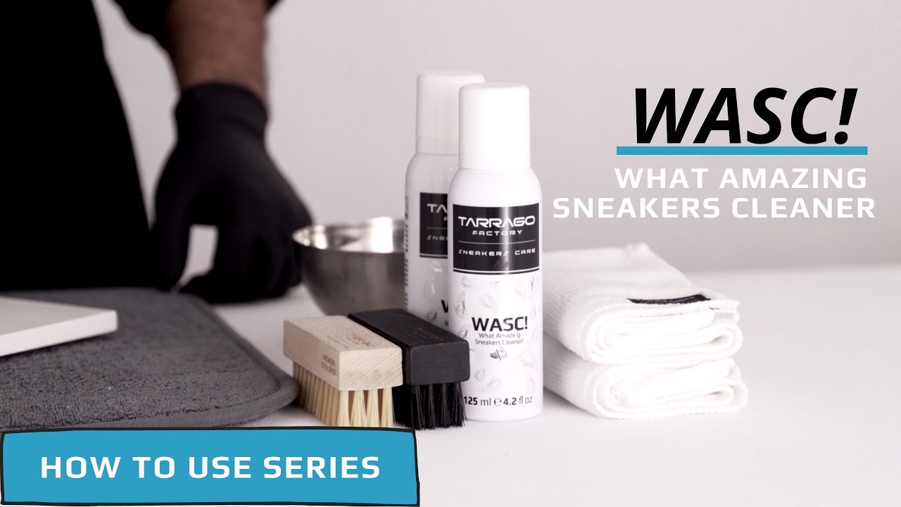 HOW TO CLEAN WHITE LEATHER SNEAKERS? - Tarrago Sneakers WASC!⚡