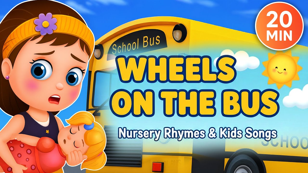 Wheels on the Bus & Molly Had a Dolly | 20 Min Nonstop Kids Rhymes Compilation | Tinydreams