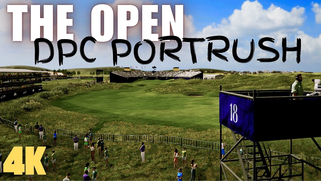 THE OPEN (SGT) on my home golf sim | Round 1 | GSPRO | Square Golf