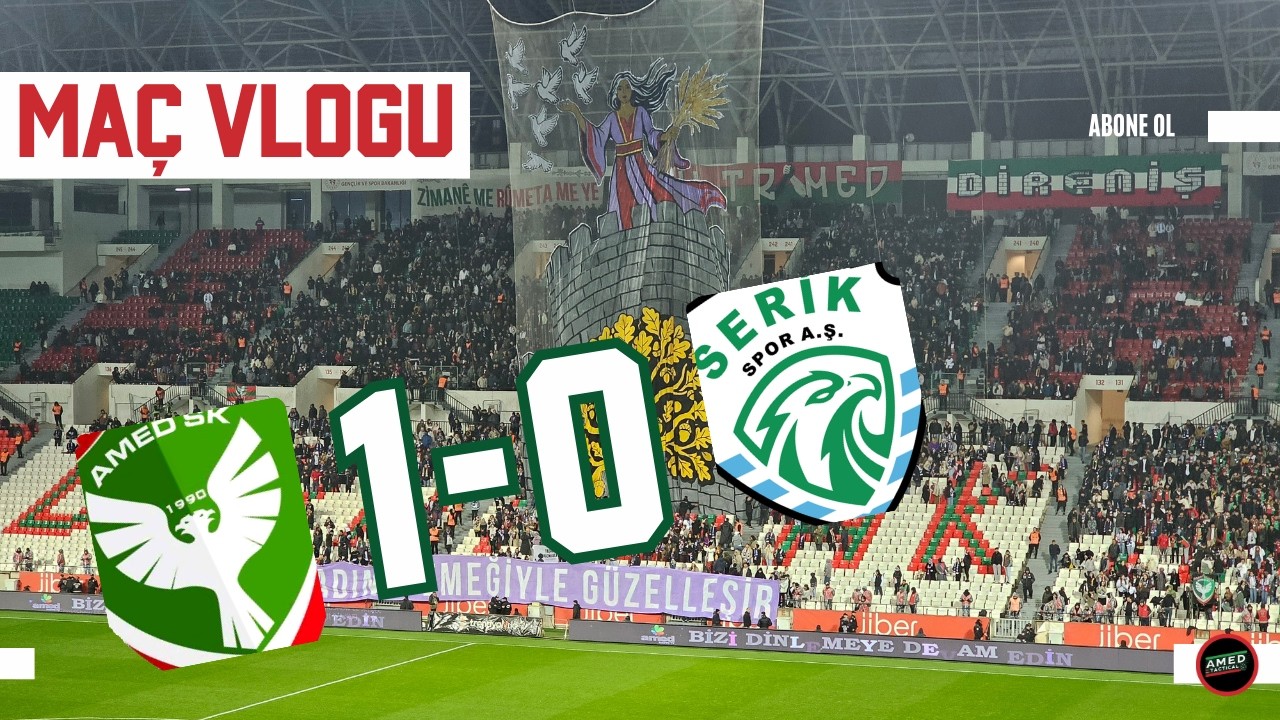 Maçın Vlogu | Amedspor 1-0 Serikspor | Can Sıkıcı Galibiyet!