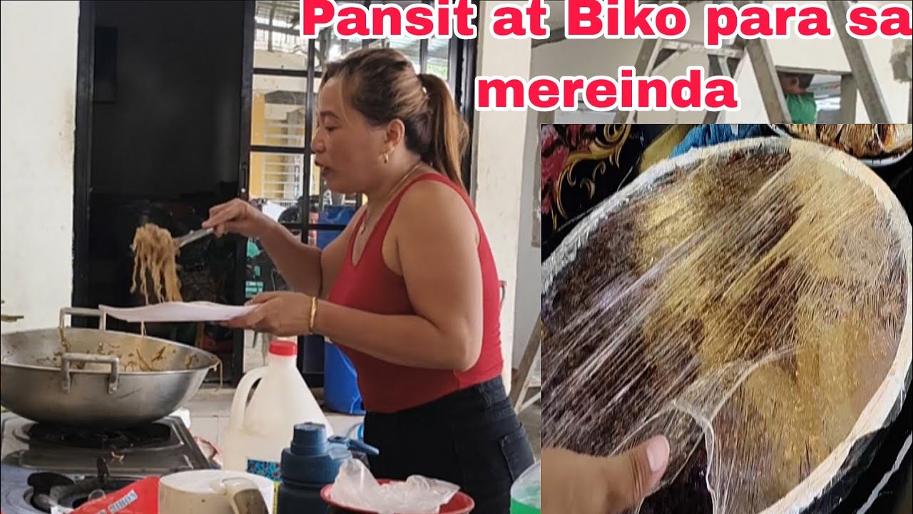PANSIT AT BIKO ....FRIDAY MEREINDA,SALAMAT SA BUTIHING SPONSOR.