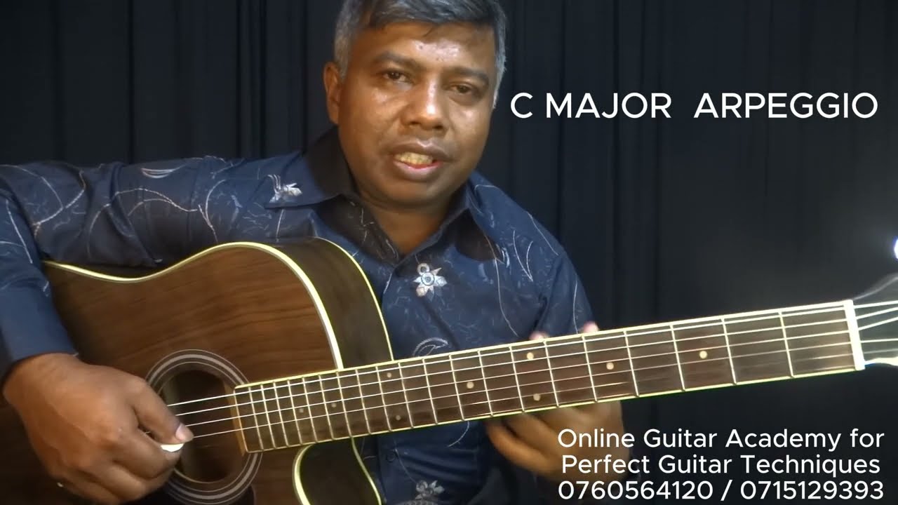 c major arpeggio play by Thusitha Wijerathna