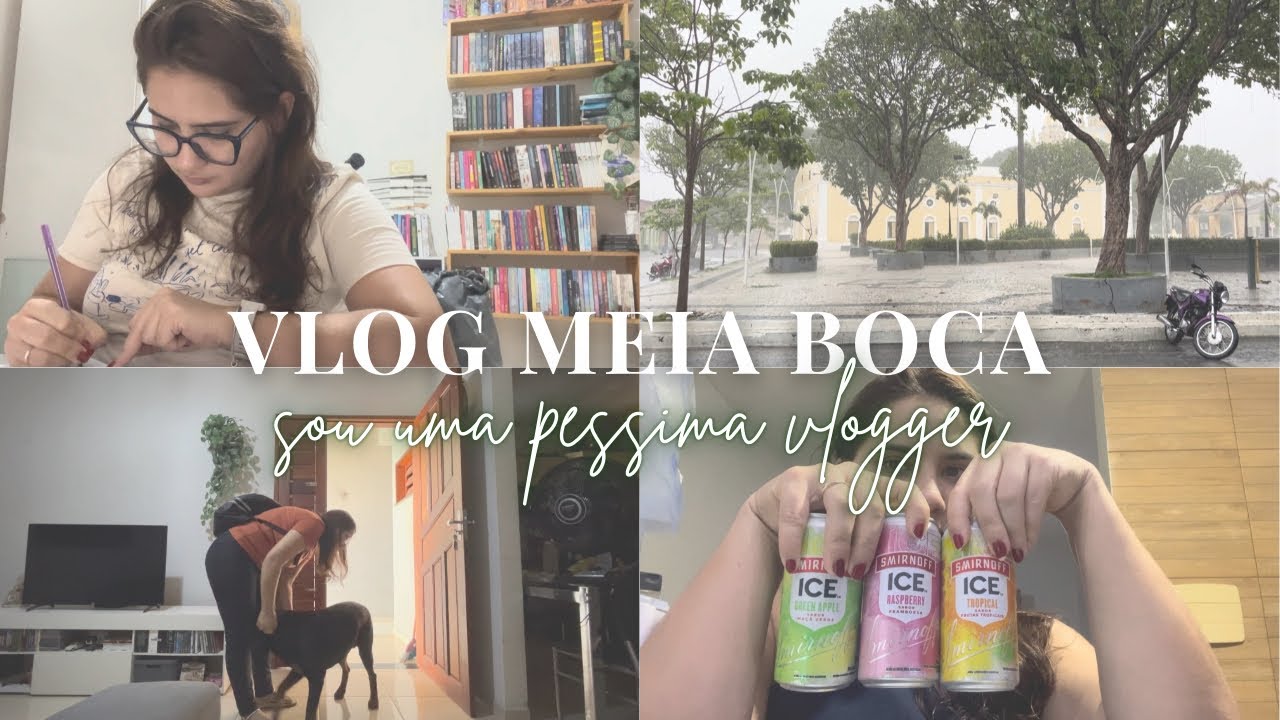 Vlog da minha semana - estudos, tempestade de raios, vlog meia boca | Ma