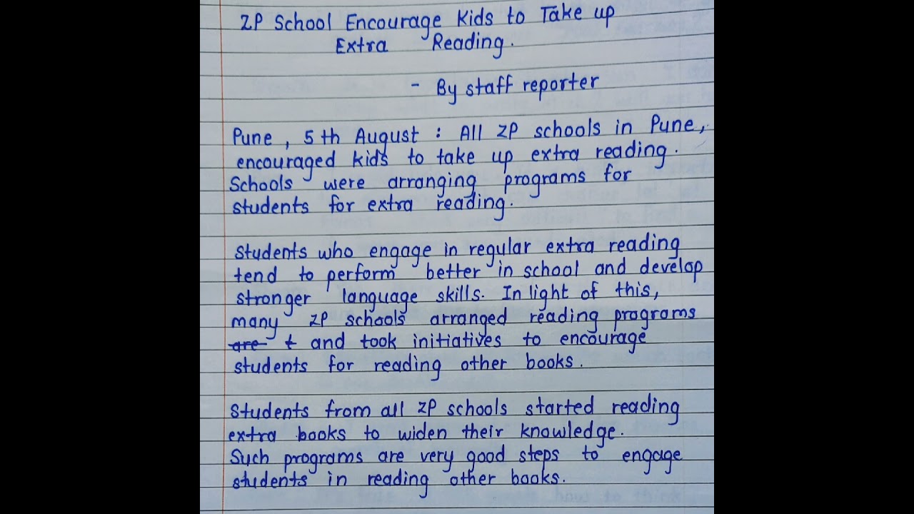 Report Writing ✍️ | News Writing| #report #news #english