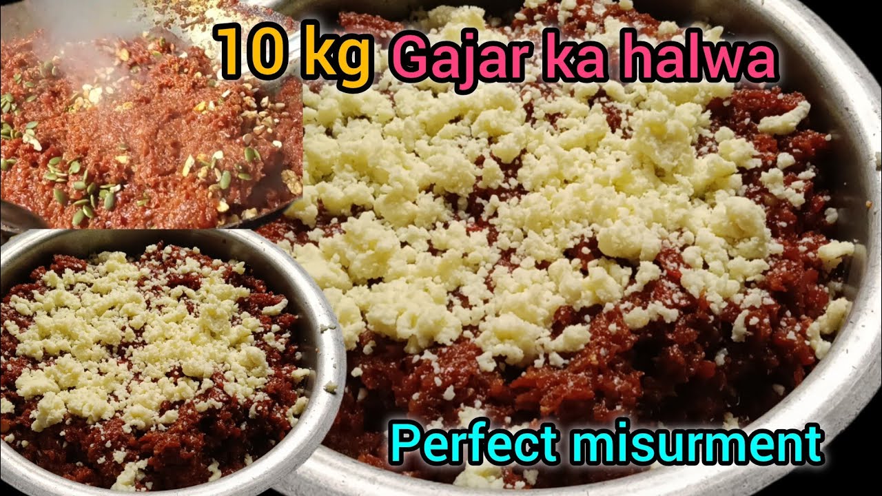 Husband की फरमाइश | 10 kg Gajar ka halwa | Gajar ka halwa recipe 