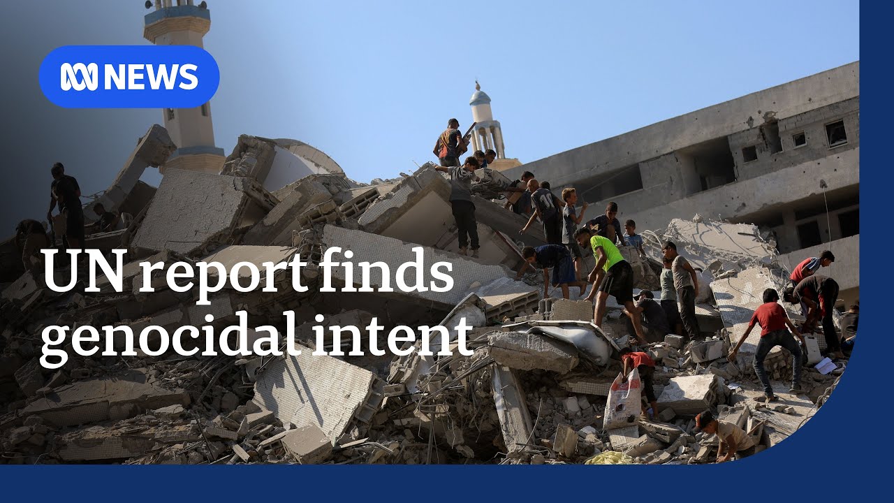Israel is committing genocide in Gaza, United Nations report finds | ABC NEWS