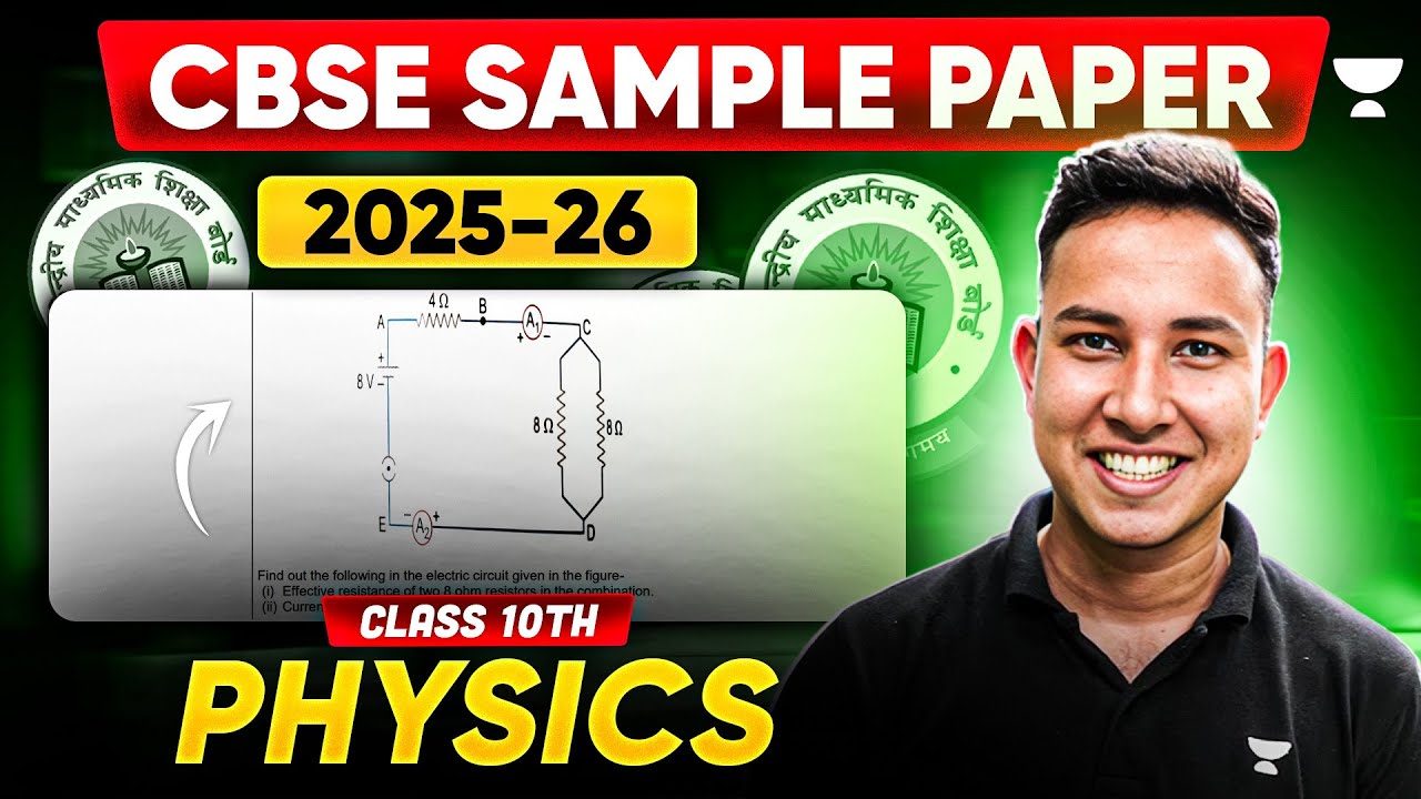 CBSE Class 10 Term 2 | CBSE Sample Paper Physics 2025-2026 | By Alok Sir