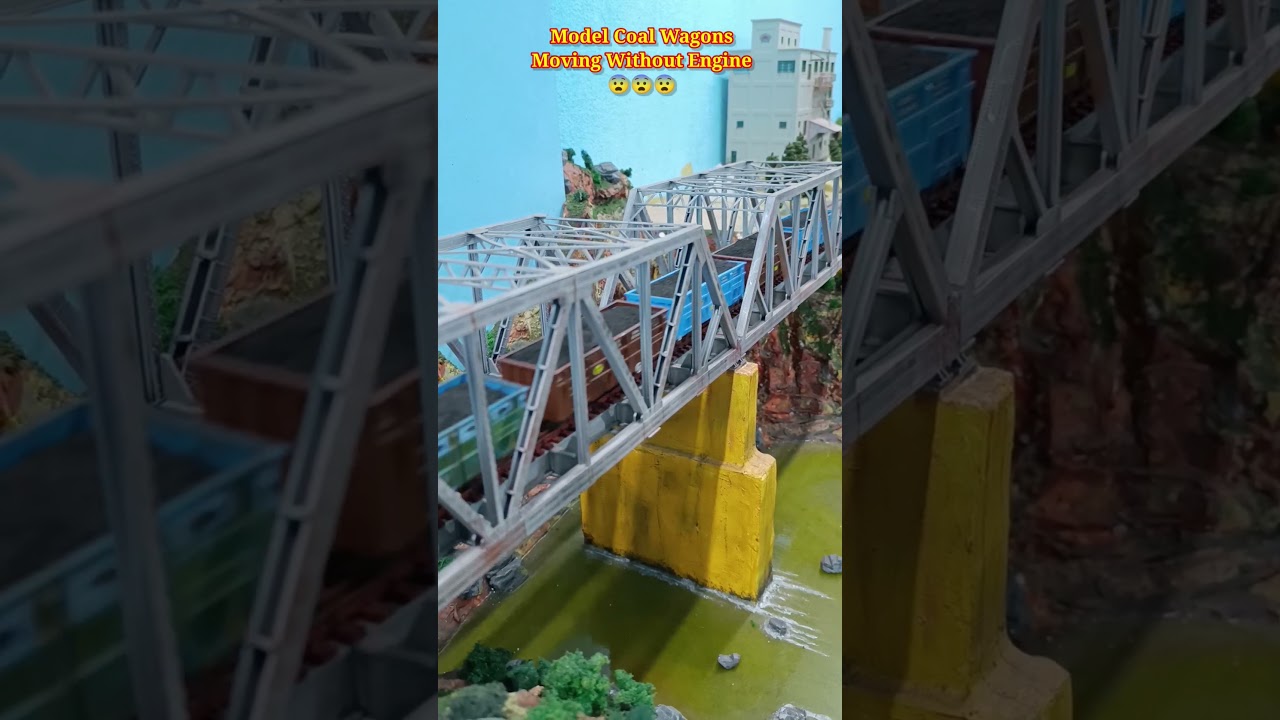 Indian Railways Miniature Model Train Crash Avoided | train video #shorts #indianrailways #train