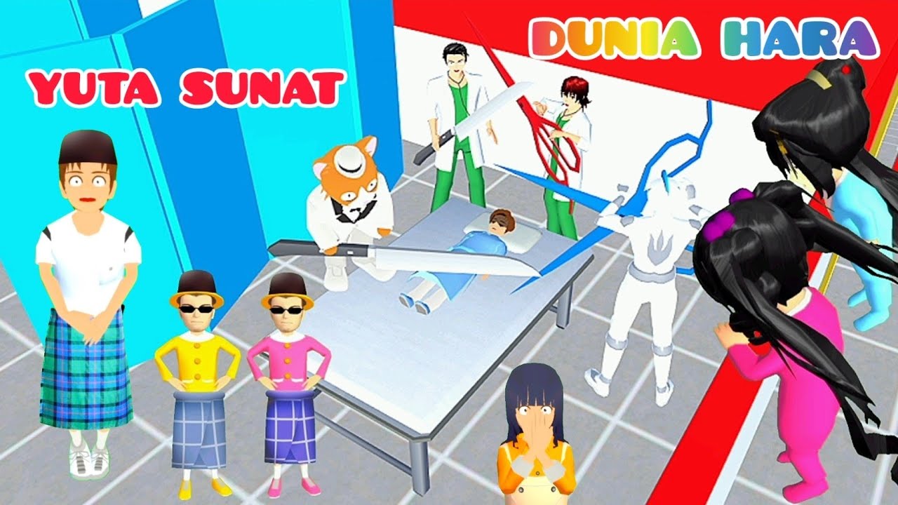 Yuta Ketakutan Kabur dari Sunat Massal 😱 | Yuta diseret pergi sunat 🤣 | Sakura Dunia Hara