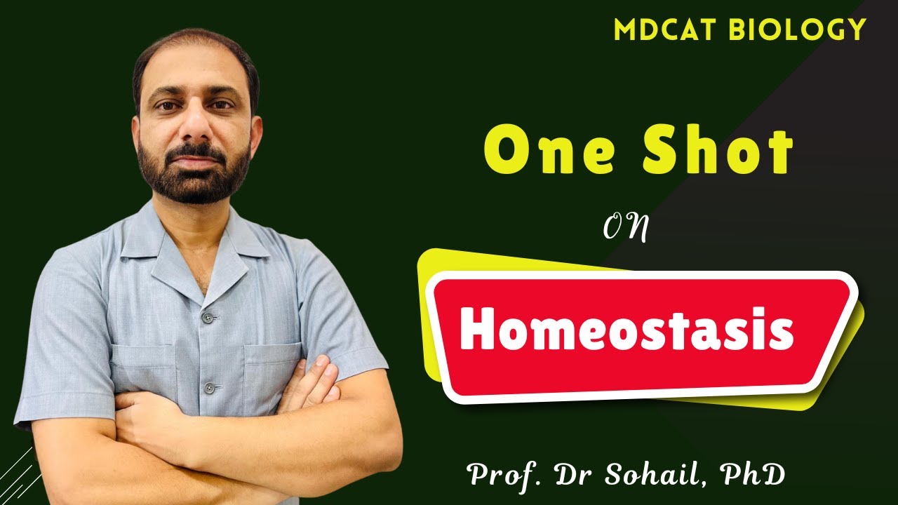 One Shot on Homeostasis by Dr Sohail | MDCAT Biology 
