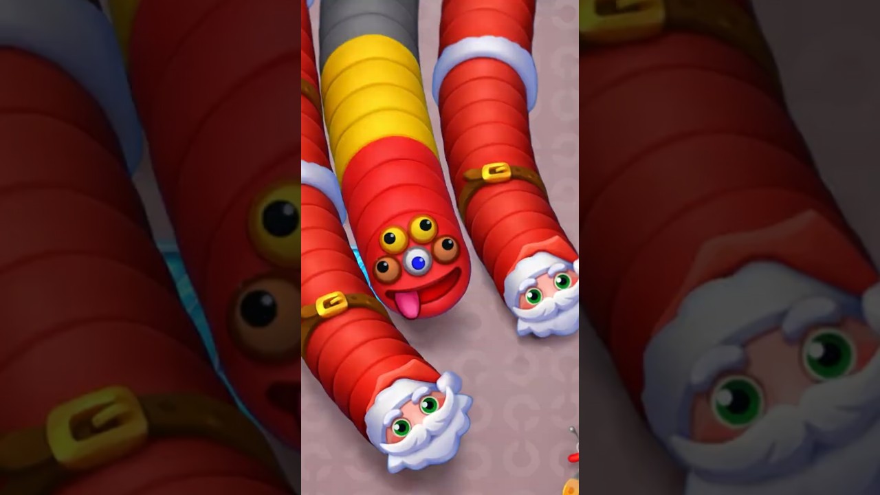 Crazy Worm Battle in Worms Zone.io 🐍🔥 | Giant Worm Attack #shorts