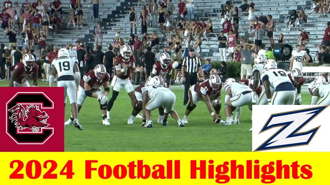 Akron vs South Carolina Football Game Highlights 9 21 2024