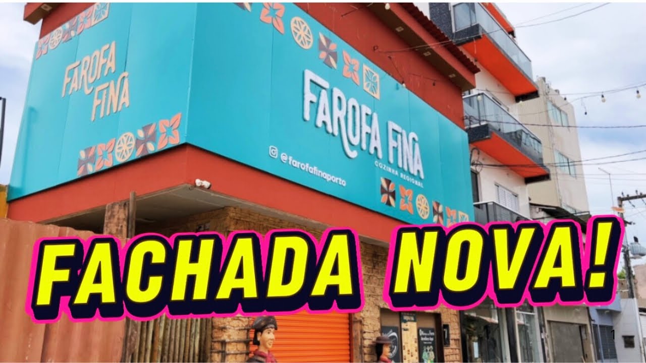 Porto de galinhas O FAROFA FINA mudou a fachada!