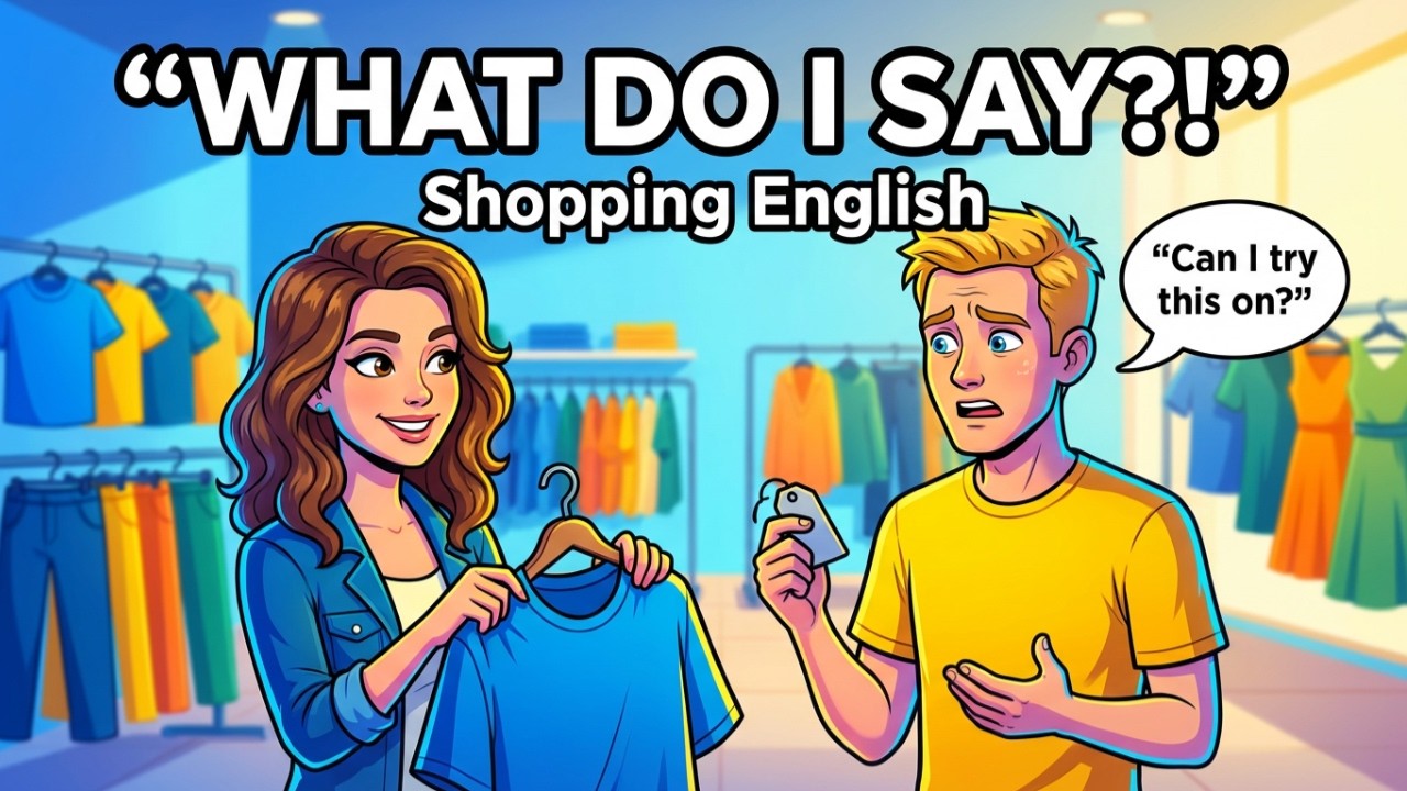 How to Talk About Shopping in English 🛍️ | Real Life Conversation Practice (A1) | English Podcast
