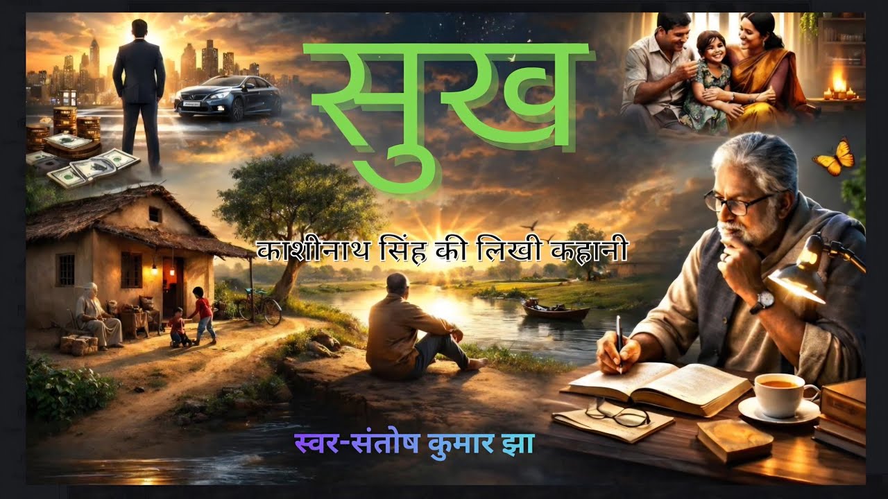 सुख | काशीनाथ सिंह की मार्मिक कहानी | डूबते सूरज की अनदेखी सुंदरता sukh। Kashinath singh
