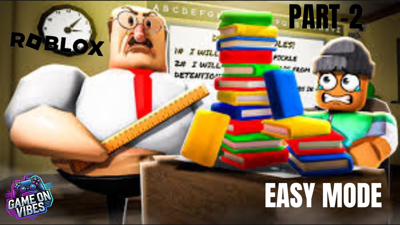 ROBLOX/GREAT SCHOOL BREAKOUT/EASY MODE/PART-2