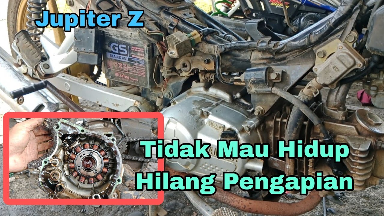 Jupiter Z Tidak Mau Hidup / Mogok Hilang Pengapian  @asmchannel1505 
