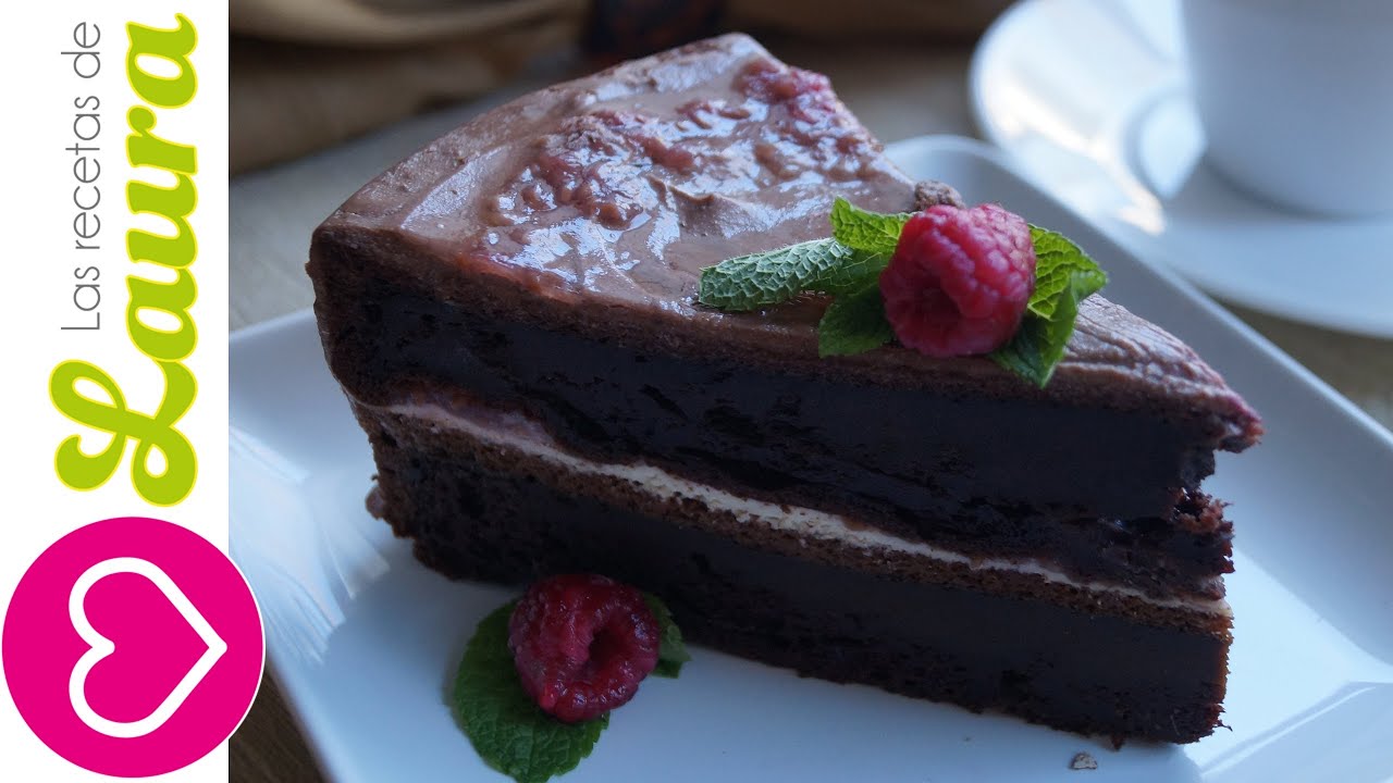 Receta fácil de PASTEL DE CHOCOLATE - Postres Saludables