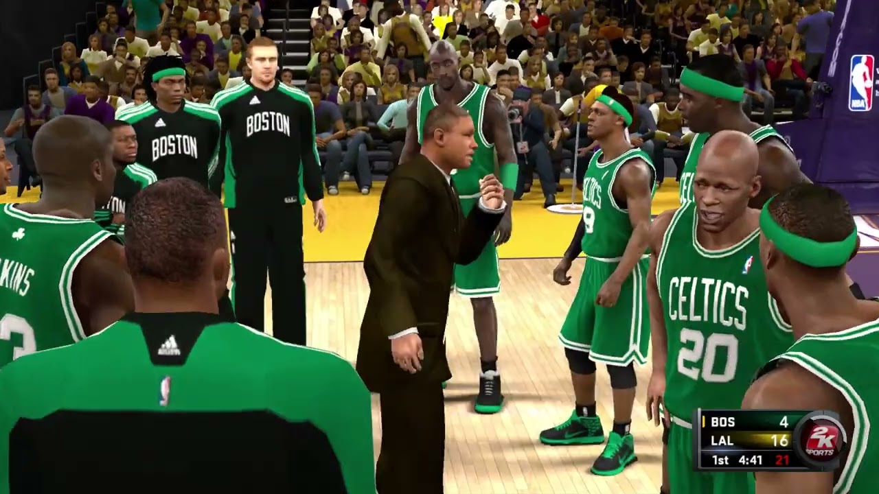 NBA 2K11 Gameplay - Boston Celtics vs Los Angeles Lakers