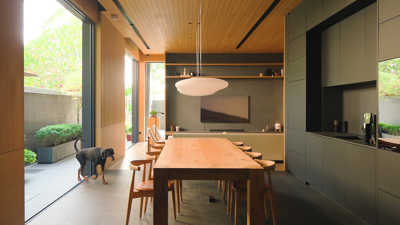 A Modern Cabin Garden Home with Danish Design Influences | Singapore