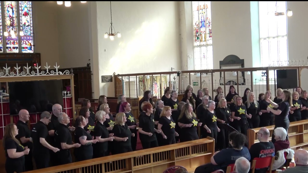 😀SET TWO WARRINGTON ROCK CHOIR St James Church Charity Fundraising Morning 14th March 2026😀