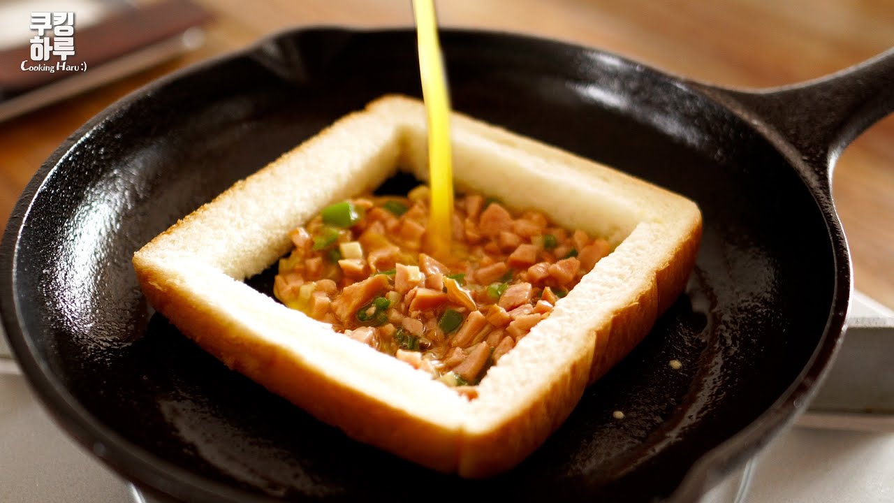 Карманный тост с пиццей !! Пицца, спрятанная внутри тоста. Яичный тост.